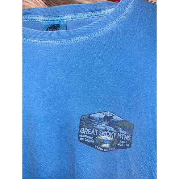 GREAT SMOKEY MOUNTAINS COMFORT COLORS shirts size Medium M - Picture 4 of 4